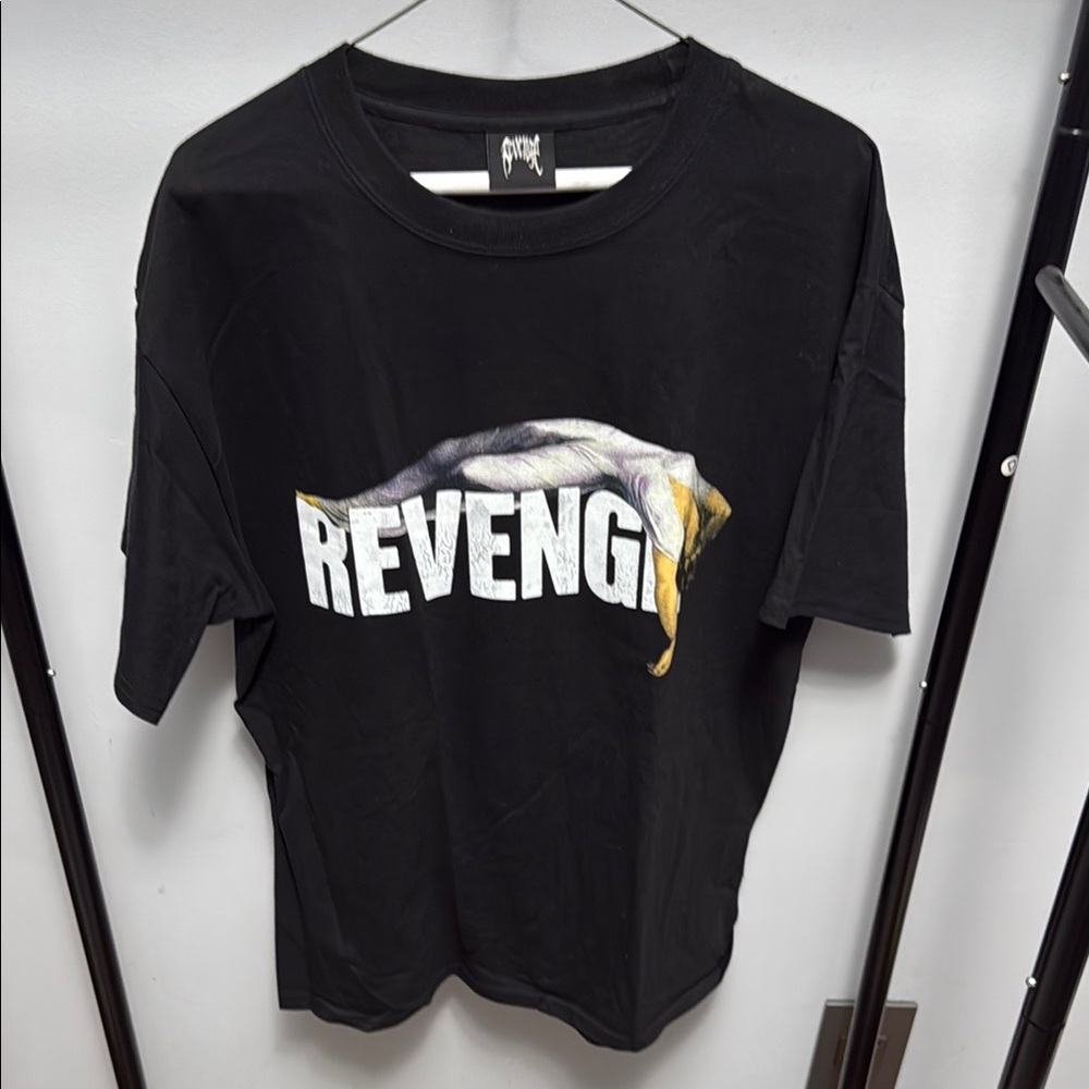 Revenge Black Graphic T-Shirt